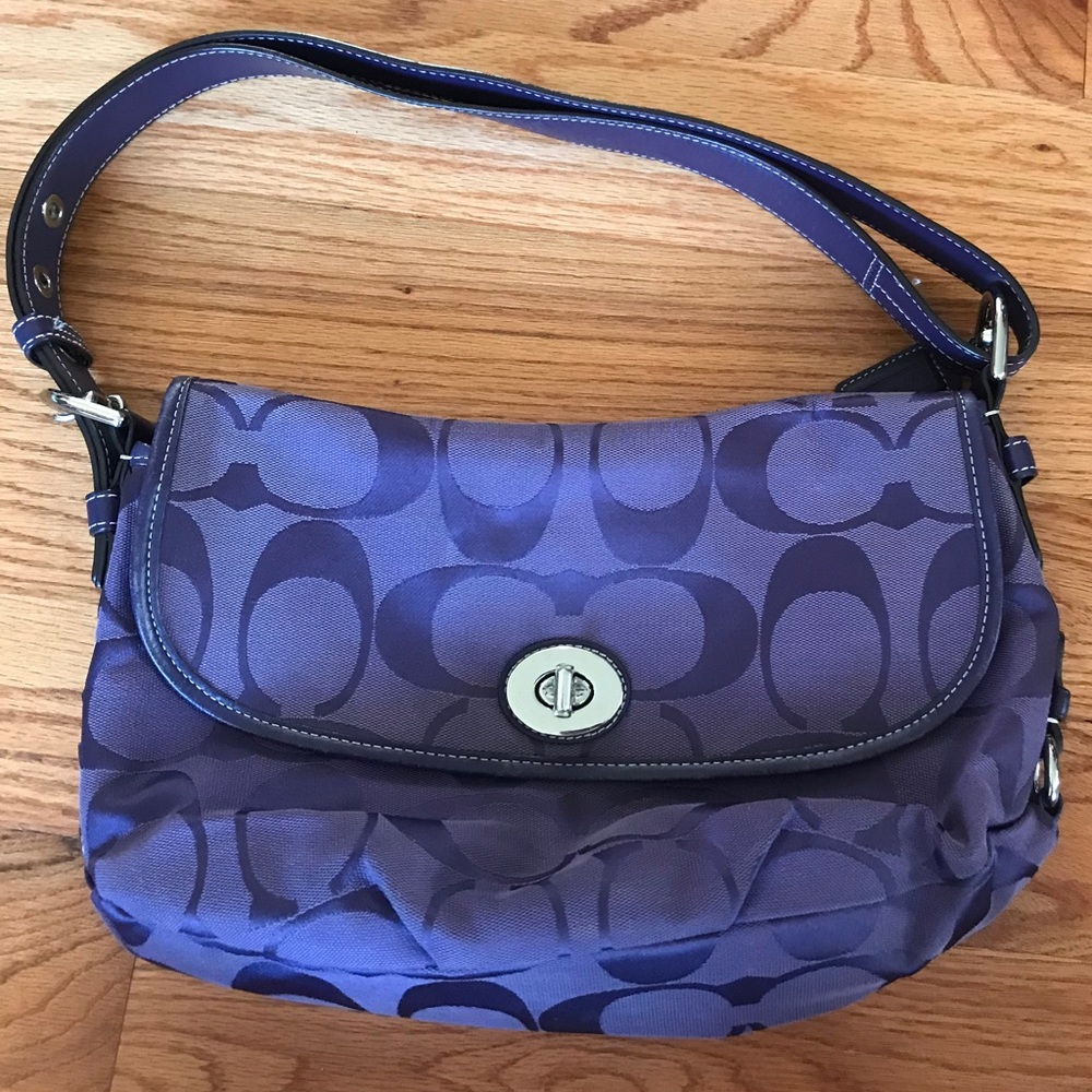 Purple Coach Purse
